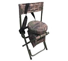Tall Camo Swivel Seat for Pigeon Shooting Chair Hunting Stool Shoot Comfortable