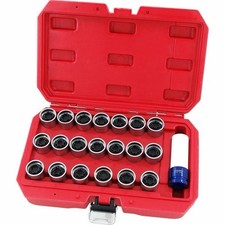 21pc Audi Master Locking Wheel Nut Stud Remover Tool Kit