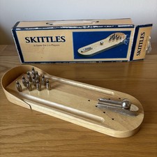 Wooden Table Skittles Pub Game