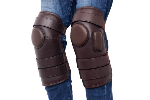 Polo riding knee - knee, leather