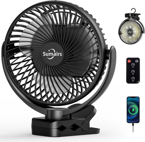 Clip fan 10000mah - clip, on
