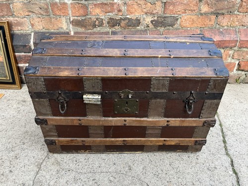 Vintage antique large wooden - large,