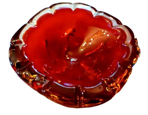 Vintage red art glass - vintage,