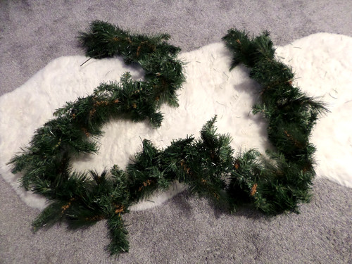 Large faux christmas wired - faux,
