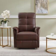 Hydeline Logan Power Motion Power Headrest Leather Recliner