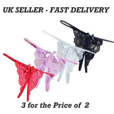 Open Crotch Pants NEW Knickers Thong G String Sexy Crotchless Underpants Panties
