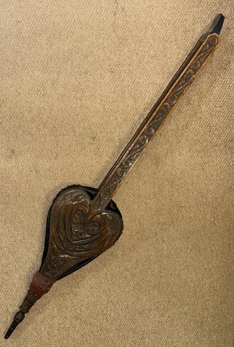 Antique dark oak leather - dark,