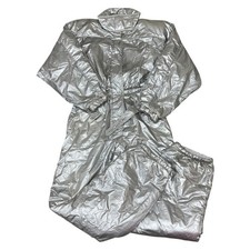 Vintage Silver Ski Suit One