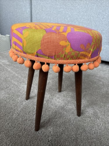 Vintage retro footstool - footstool, in