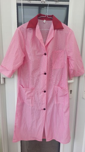 Vintage pink gingham shop - gingham,