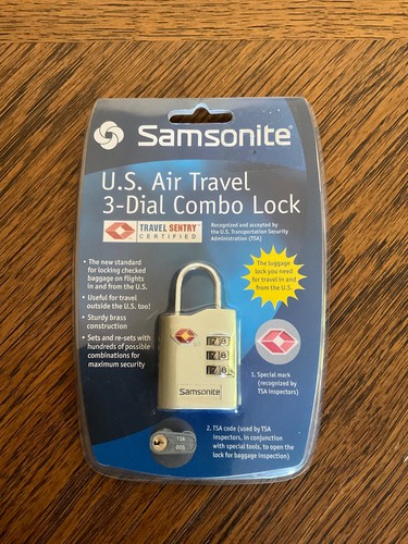 Samsonite air travel dial - us,