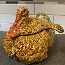 Ceramic Turkey Soup Tureen