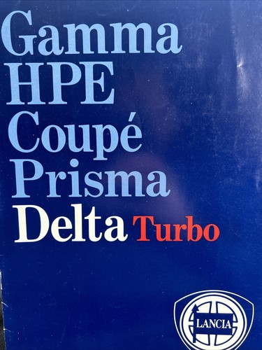 The lancia range coupe gamma - the,