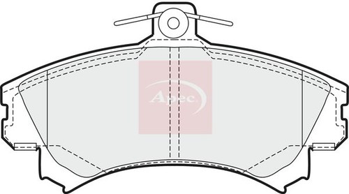 Brake pad set for - for,