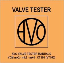 Avo Valve Tube Tester Manual -