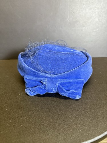 Vintage blue velvet - vintage,