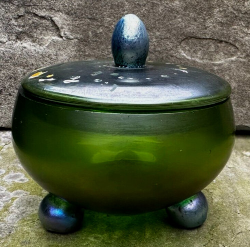 Antique iridescent green blue - iridescent,