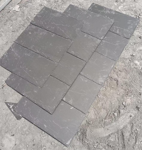 New roofing slates - new,