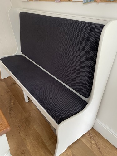 Bench seat church pew white - seat,