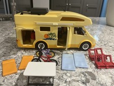 Playmobil 3647 Vintage Family Camper Van Playset With All Accessories