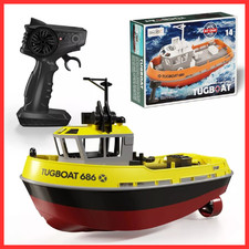 686 RC Tugboat 1/72 – Dual Motor, 2.4G Remote Control Boat Toy for Kids