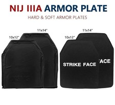 2 x NIJ Level 4 Ballistic Steel Plates Body Armor Bulletproof Vest Brand New