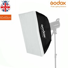 Godox 60x60cm 24"x24" Softbox Universal Mount for Studio Strobe Bulb Flash Light