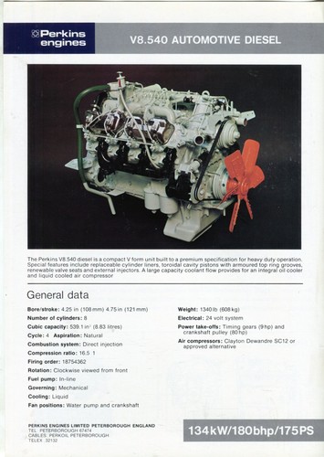 Perkins 540 automotive - v8.540,