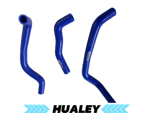 Blue silicone radiator hose - blue,