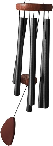 Pkg wind chimes with - with, wood