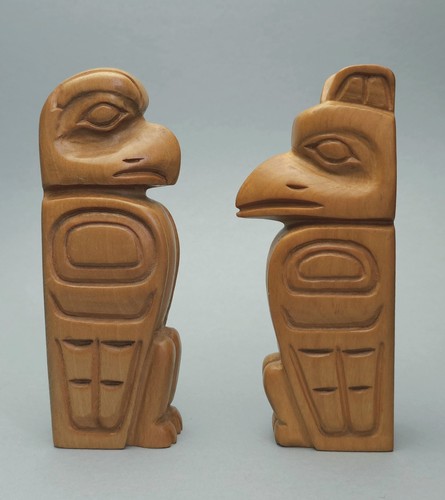 Cedar wood carved - carved, poles