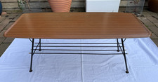 Retro Vintage Mid-Century Formica Formwood Coffee Table 1960's SEE DESCRIPTION