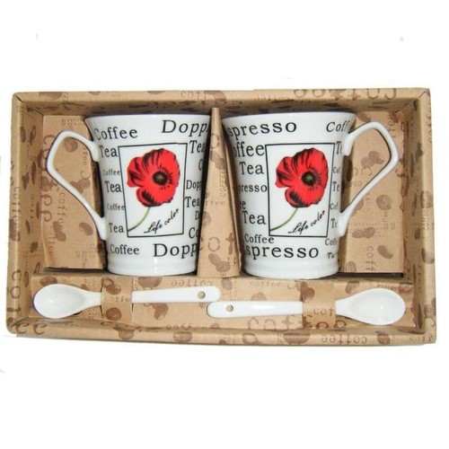 Tea coffee poppy - coffee, flower