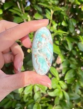 Blue Aragonite Crystal Lingam, Shiva Lingam, Crystal Lingam, Aragonite Lingam