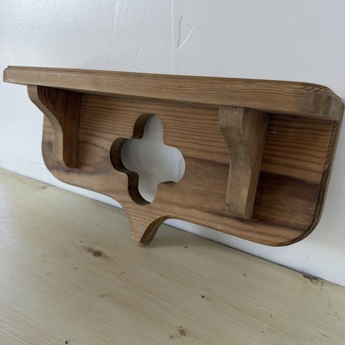 Vintage rustic wooden shelf - vintage,