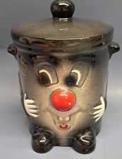 Vintage  Ceramic  Dusty Bin