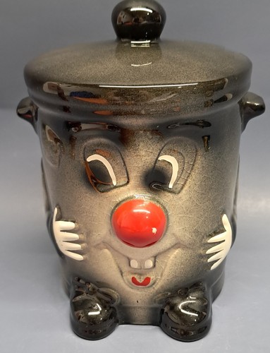 Vintage ceramic dusty bin - ,