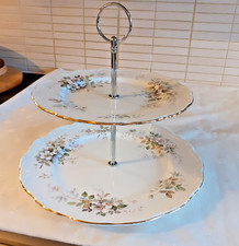 Royal Albert Haworth 2 Tier Cake Stand