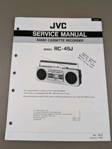 Jvc model 45j radio - jvc,