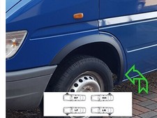 Wing Quater Wheel Arch Trim set - 4 pcs Black matt MERCEDES SPRINTER 901 902 903