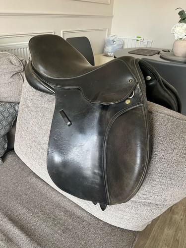Inch black leather - black,