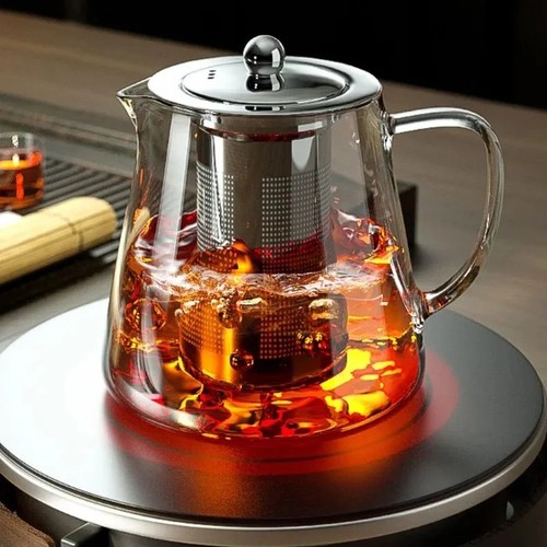 Glass teapot borosilicate heat - borosilicate,