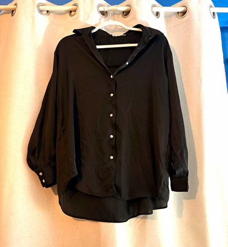 Zara women black - black, solid