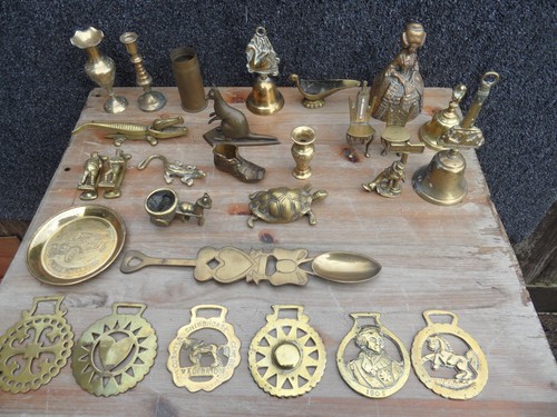 Joblot vintage brass shell - vintage,