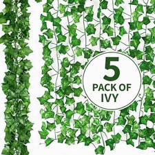 5x Artificial Hanging Plant