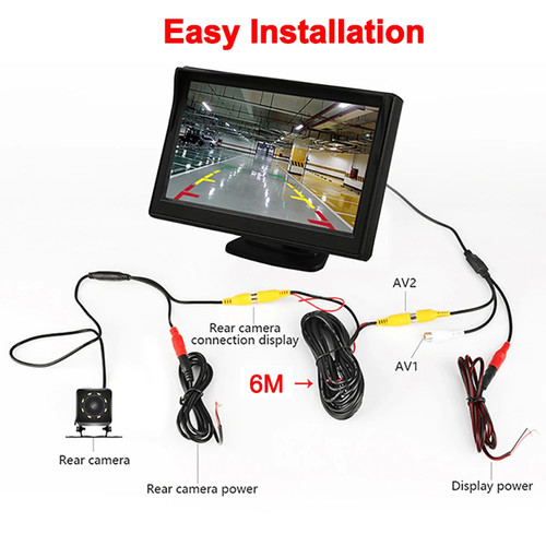 Car rear view monitor - hd,