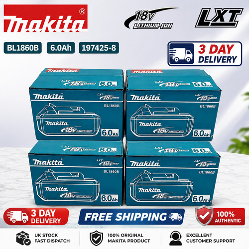 Genuine makita 6ah 18v - 4x,