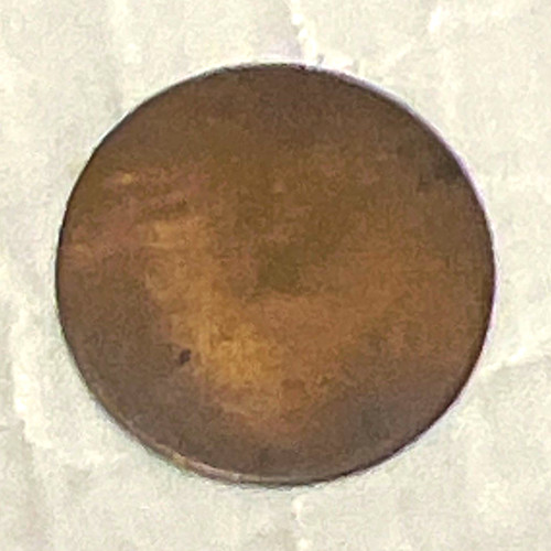 Copper plain round - copper, disc