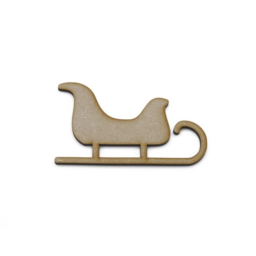 Wooden santa sleigh shapes - wooden,