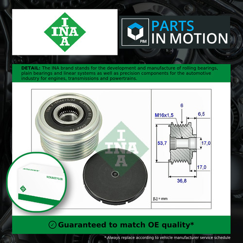 Overrunning alternator pulley - overrunning,